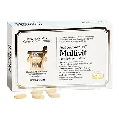 Activecomplex multivit antioxidante 60 comprimidos, Pharma Nord