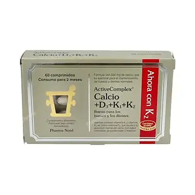 Activecomplex CALCIO+D3+K 60 comprimidos, Pharma Nord