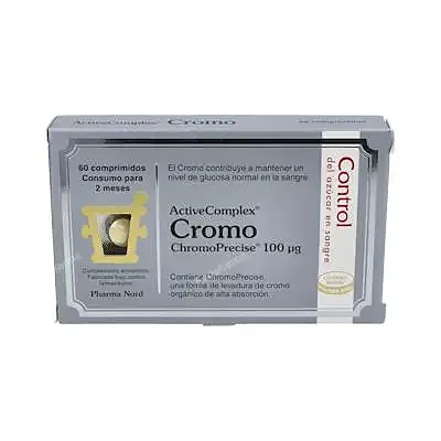 Activecomplex cromo 100 mcg 60 comprimidos, Pharma Nord