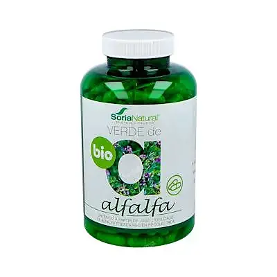 Verde alfalfa BIO 240 cápsulas, Soria Natural
