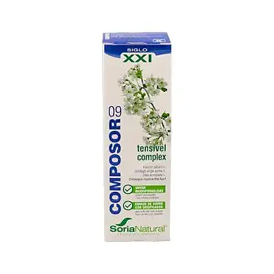 Composor 9 tensivel (crataegus) 50 ml, Soria Natural