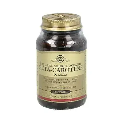 Betacaroteno 7 mg 60 cápsulas, Solgar