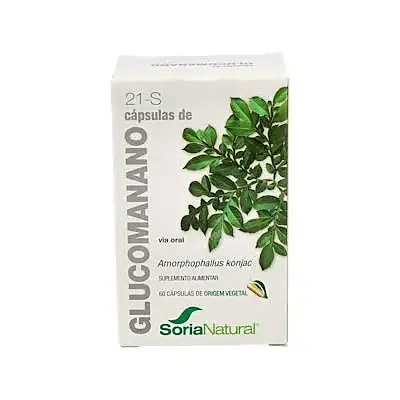 Glucomanano 21-c 60 cápsulas, Soria Natural