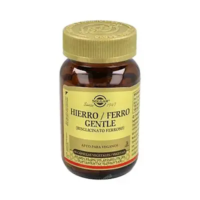 Hierro gentle 20 mg 90, Solgar