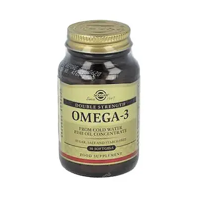 Omega 3 alta concentracion double strength 30 perlas, Solgar