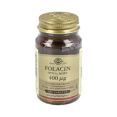 Folacin 400 100 comprimidos, Solgar