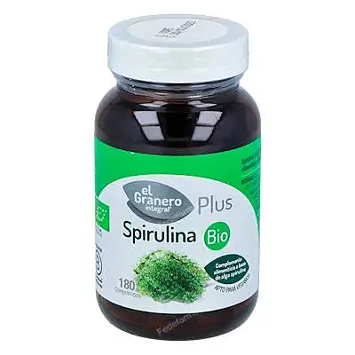 Spirulina 180com BIO 500 ml, El Granero
