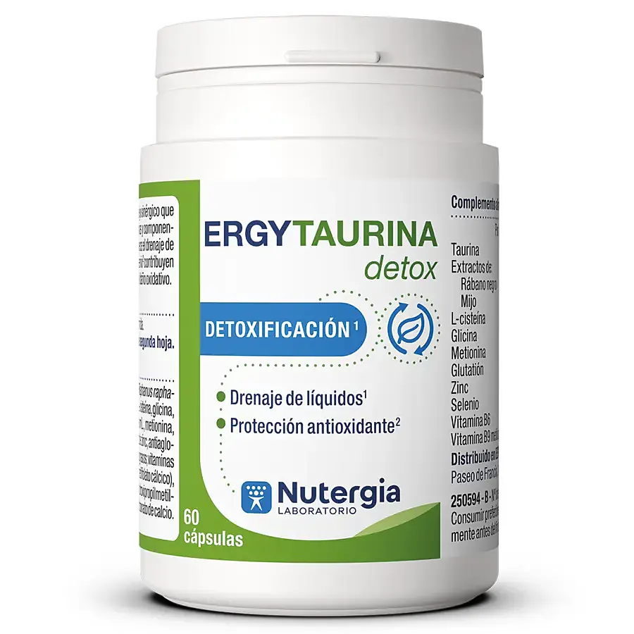 Ergytaurina detox 60capt, Nutergia