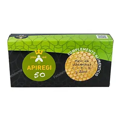 APIREGI-50 j. real 1000 mg 24 ampollas, Plantis