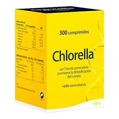 Chlorella 200 mg 300 comprimidos, Vitae
