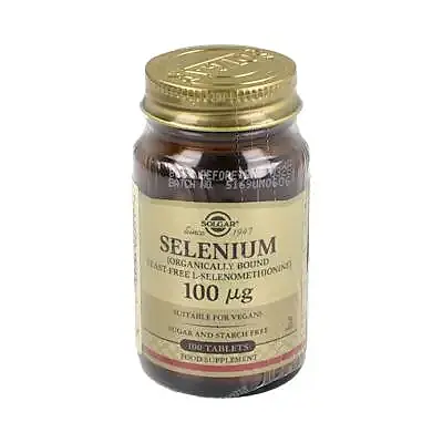 Selenio 100ug 100 s/lev, Solgar