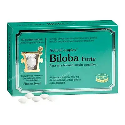 Activecomplex biloba forte 60 comprimidos, Pharma Nord