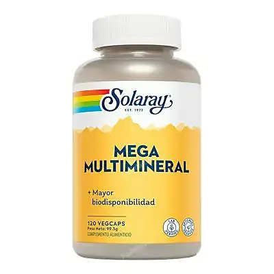Mega multi mineral 120 cápsulas, Solaray