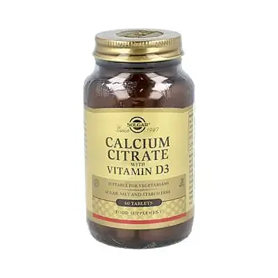 Citrato calcio vitamina d3 60 comprimidos, Solgar