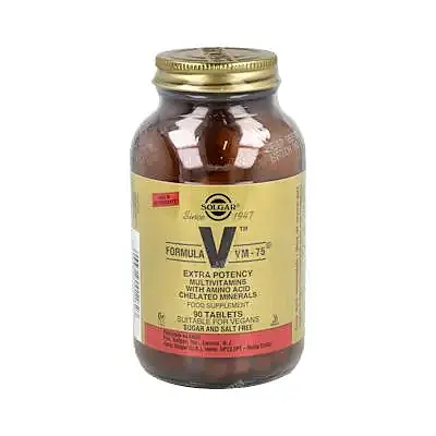Fórmula vm 75 (uno al día) 90 comprimidos, Solgar