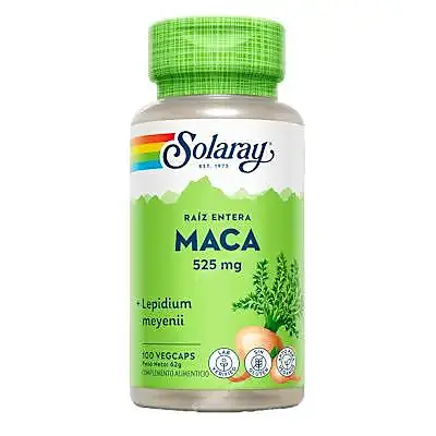 Maca 525 mg 100 cápsulas, Solaray