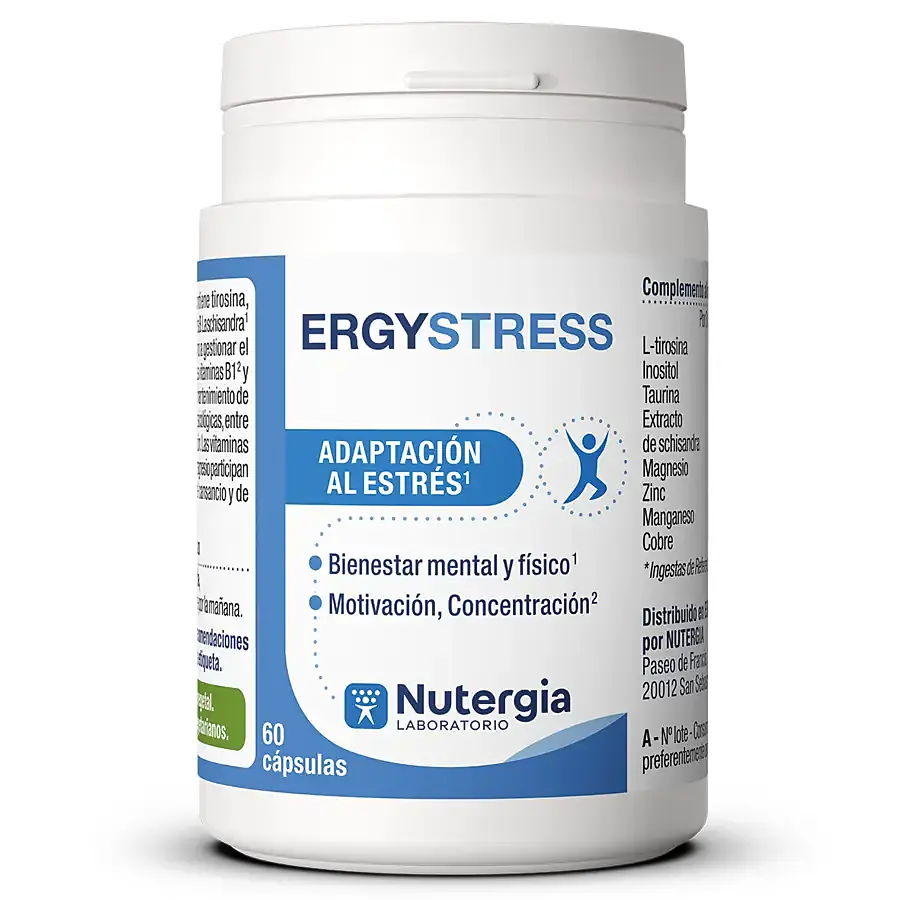 Ergystress 60 cápsulas, Nutergia