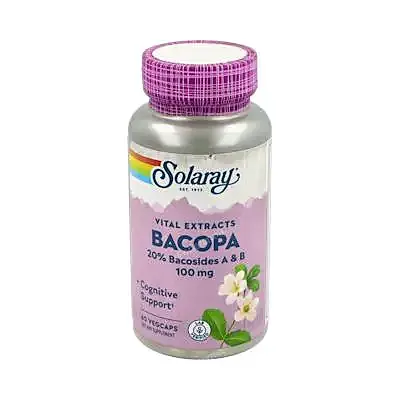 Bacopa 100 mg 60 cápsulas, Solaray
