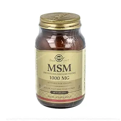 Msm 1000 mg 60 comprimidos, Solgar