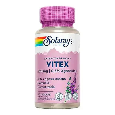 Vitex (sauzgatillo) 60 cápsulas, Solaray