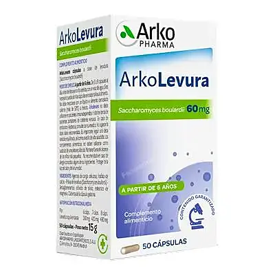 Arko levura 60 mg 50 cápsulas, Arkopharma