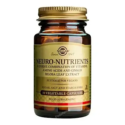 Neuro nutrients 30 cápsulas, Solgar