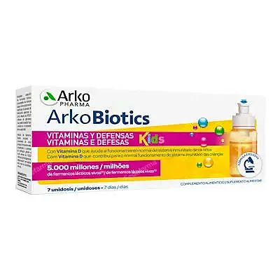 Arkobiotics vitaminas y defensas niños 7 uds., Arkopharma