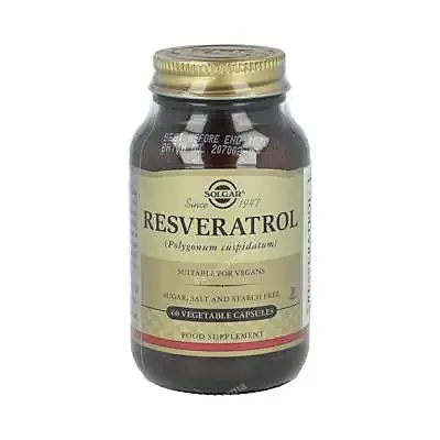 Resveratrol 60 cápsulas vegetales, Solgar