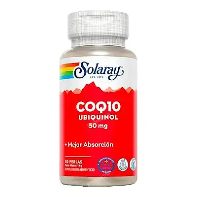 Ubiquinol q10 50 mg 30 cápsulas, Solaray