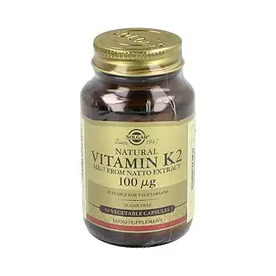 Vitamina k2 100 mg 50 cápsulas, Solgar