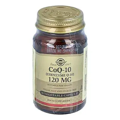 Coenzima Q10 120 mg 30 cápsulas, Solgar