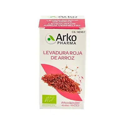 Levadura roja de arroz BIO 45 arkocápsulas, Arkopharma