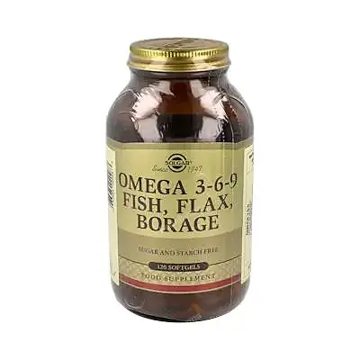 Omega 369 gel. blanda 120 cápsulas, Solgar