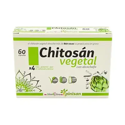 Siluplan chitosan vegetal 60 cápsulas, Pinisan