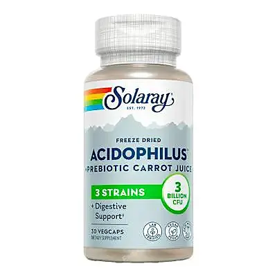 Acidophilus+carrot 30veg-caps, Solaray