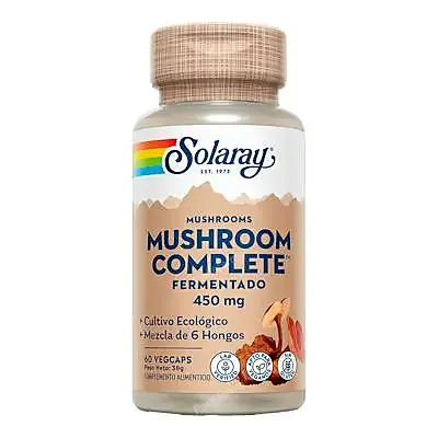 Mushroom complete 60 cápsulas, Solaray