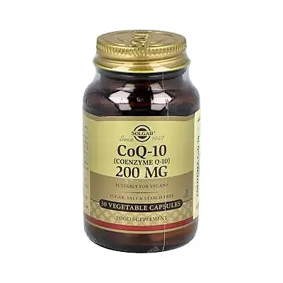 Coenzima Q10 200 mg 30 cápsulas vegetales, Solgar