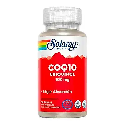 Ubiquinol q10 100 mg 30 cápsulas, Solaray