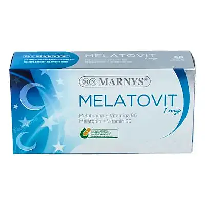 Melatovit (melatonina 1mg.+vitamina B6) 60 cápsulas, Marnys
