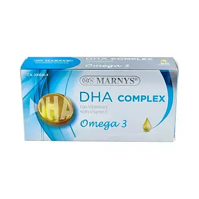 Dha complex con vitamina e 60 cápsulas, Marnys