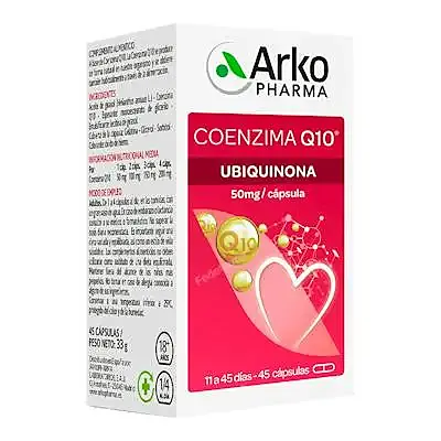 Arkovital coenzima q10 45 cápsulas, Arkopharma
