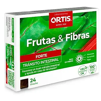 Frutas y fibras forte 24 cubos, Ortis