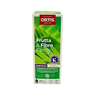Frutas y fibras accion suave jarabe 250 ml, Ortis