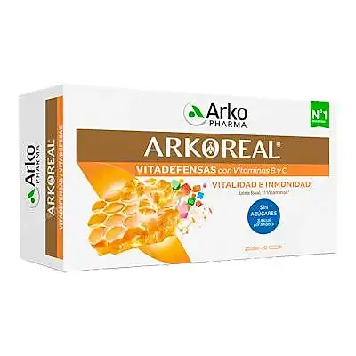 Arkoreal jalea real light 100 mg 20 ampollas, Arkopharma