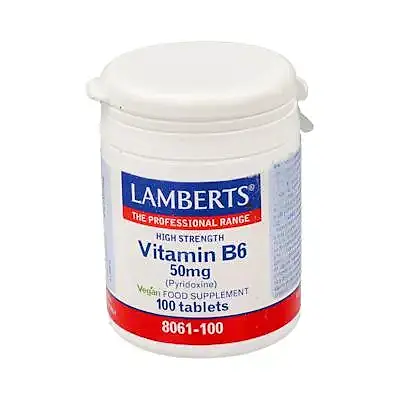 Vitamina b6 50 mg 100 comprimidos, Lamberts