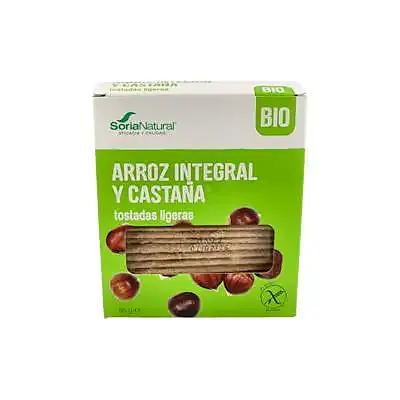 Tostadas de arroz y castaña BIO 95 g, Soria Natural