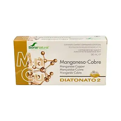 Diatonato 2 manganeso-cobre 28 viales, Soria Natural
