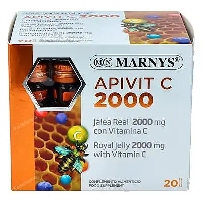 Apivit c 2000 mg 20 viales, Marnys