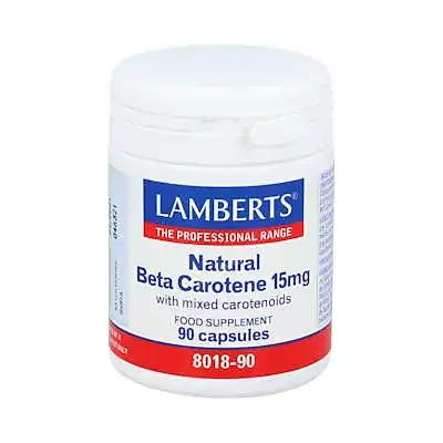 Betacaroteno 15 mg 90 cápsulas, Lamberts