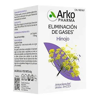 Hinojo BIO 84 arkocápsulas, Arkopharma